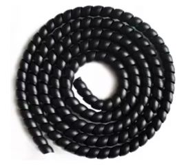 Спиральная пластиковая защита PARLMU SG-20-C11-k10 полипропилен размер 20, выпуклая поверхность, цвет черный, длина 10 м PR0600200-10 