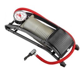 Напольный ножной насос STELS (13542) FP9807C пластиковый, с манометром, серый 320041 