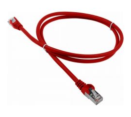 Патч-корд LANMASTER RJ45-RJ45, 4 пары, FTP, категория 5е, 0.5 м, красный, LSZH, LAN-PC45/S5E-0.5-RD 