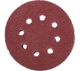 Круг абразивный шлифовальный под липучку с перфорацией 125 мм, Р36, 5 шт On 19-05-041 