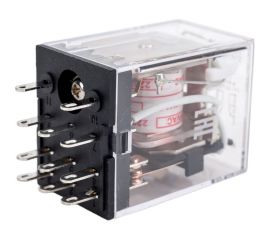 Промежуточное реле CHINT JZX-22F(D) 3 конт. с инд. LED 5А 220В AC 285361 