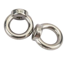 Нержавеющая рым-гайка KREPFIELD М6, ART 582, А2, 2 шт. 582А2РЫМГАЙКАМ6-2 