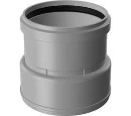 Переходная муфта с ПВХ/ПП на чугун/сталь Fachmann D110/100 с манжетой, для внутренней канализации 01.076 