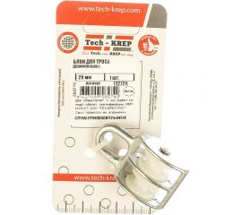 Двойной оцинкованный блок для троса, нейлоновый шкив 20мм 1шт - ярлык Tech-Krep 112729 