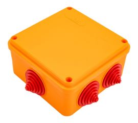 Распределительная огнестойкая коробка IEK ПС 100х100х50мм 6P 4мм2 IP55 6 вв. UKF30-100-100-050-6-4-09 