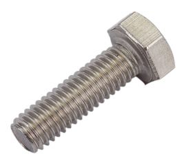 Нержавеющий болт с шестигранной головкой KREPFIELD M6x20 мм, DIN 933, А2, полная резьба, 10 шт. 933А2БОЛТ6Х20-10 
