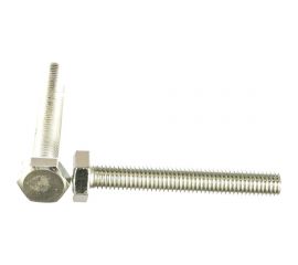 Болт с ш\г Качественный КРЕПЕЖ полная резьба DIN 933 558 10x70 20 шт 0500833 КЧ 