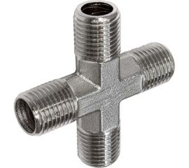 Фитинг крест 1/4нар-1/4нар-1/4нар- 1/4нар PI TOOLS 0755 