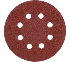 Диск шлифовальный D125 мм, A80, 10 шт, 8 отверстий, коричневый Makita D-54514 