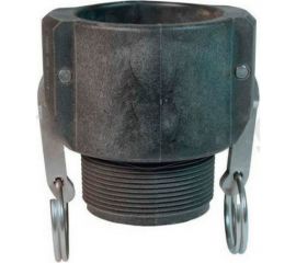 Камлок TITAN LOCK 1,25in типа B розетка, наружная. резьба BSP (полипроп.) TL125BPP 