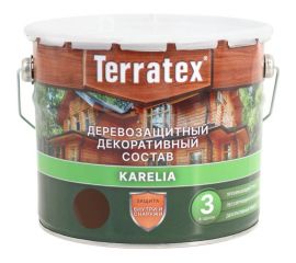 Деревозащитный декоративный состав ТЕРРАТЕКС венге, 2.25 кг, 3 л ЭК000137004 
