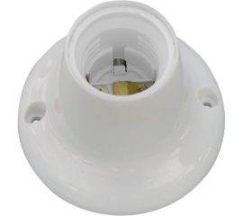 Патрон-стойка ООО "ОПТИКОМ ЭЛЕКТРИК" Е27 белый прямой 8810.0227 