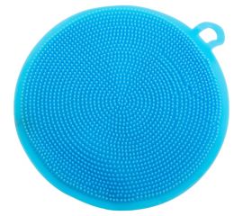 Губка для мытья посуды, фруктов и овощей ANTELLA силиконовая, 11 см., 34 г., 1 шт 25037 