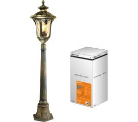 Садово-парковый светильник TDM Париж 1х60 Вт, столб H1150 мм, прозрачное/бронза, Е27, SQ0330-2064 