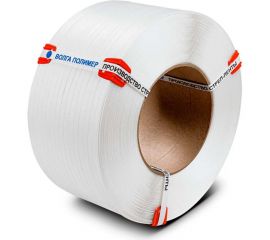 Полипропиленовая лента Волга Полимер 15x0.8 мм, белая, 500 м 15-08-500-101-00 