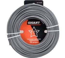 Армированная леска для триммеров 2.4 мм, 50 м, звезда Gigant G12-0415P 
