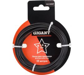 Леска для триммеров 1.6 мм, 15 м, звезда Gigant G12-0402P 