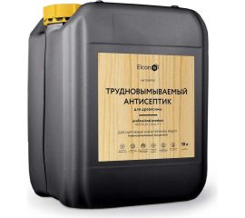 Трудновымываемый антисептик Elcon для дерева, для кирпича, для камня, 10 л 00-00462963 
