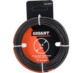 Леска для триммеров 2.4 мм, 15 м, квадрат Gigant G12-0405P 