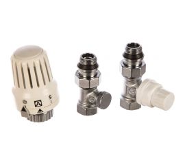 Комплект терморегулируюшего оборудования для радиатора, прямой, 1/2 Valtec VT.046.N.04 