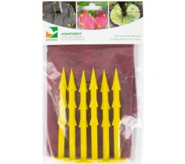 Комплект для деревьев и кустарников №2 (приствольный круг красно-черный + 6 колышков садовых) Агротекс 32.01.34.02.00.000.0000.0000.00 