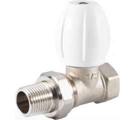 Клапан радиатора PROFACTOR регулирующий конусный затвор, прямой 1/2 PF RVS 372 