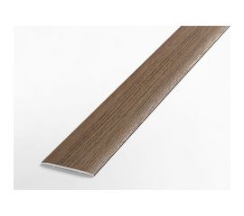 Порог прямой алюминиевый ЛУКА (35 мм, 1,8 м, ламинированный, Дуб мокко) УТ000020117 