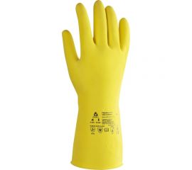 Латексные химостойкие перчатки Jeta Safety 50/50, с хлопковым напылением, 0.4 мм, р. 10/xl JL711-10-XL 