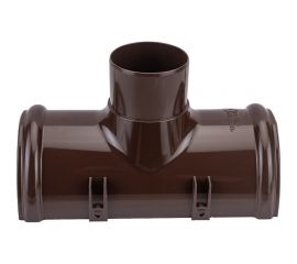 Воронка желоба Технониколь (ПВХ; коричневый; 1 шт) TN359453 
