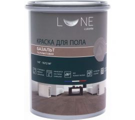Краска для пола Lune Coloree цвет базальт 1 кг 37915 37916 