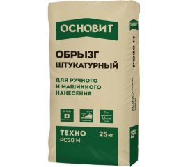 Штукатурный обрызг Основит ТЕХНО PC20 M 25 кг 89576 