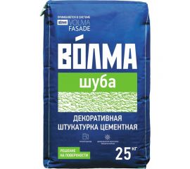 Декоративная штукатурка Волма Шуба 2,5 мм, 25 кг 30001243 