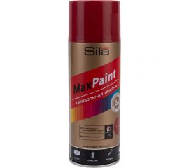 Универсальная аэрозольная эмаль Sila home max paint вишневый ral 3003, 520 мл 00-00004744 SILP3003 