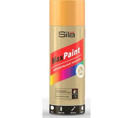 Универсальная аэрозольная эмаль Sila home max paint оранжевый ral 2004, 520 мл 00-00004735 SILP2004 