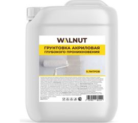 Акриловая грунтовка глубокого проникновения WALNUT 5 л WLN0578 
