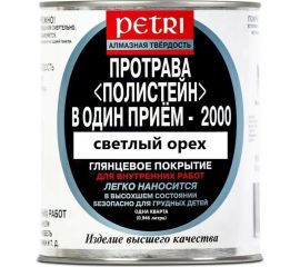 Полиуретановый цветной лак PETRI Polystain Светлый орех PLN-Q 