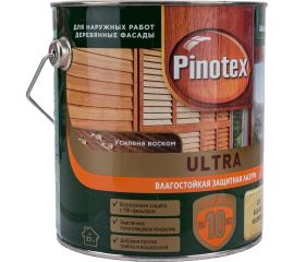 Влагостойкая защитная лазурь для древесины PINOTEX ULTRA NW (база под колеровку; 2.5 л) 5803609 