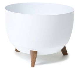 Кашпо на ножках LAMELA Sp.z o. ROMA 797 24х19 см, белое 064364 