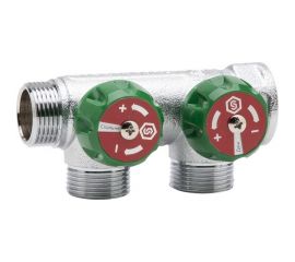 Регулирующий коллектор STOUT 3/4, 2 отвода 1/2 SMB-6850-341202 RG008UJDIOIJ29 