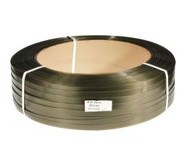 Лента ПЭТ КОРДЛЕНД 19x1 мм, 0,9 км, 720 кгс, зеленый М PET-00095 