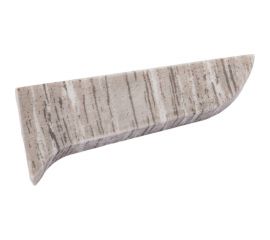 Заглушка для плинтуса Центурион Lider 205-зл (62 мм; левая; матовая; дуб портовый серый) 71441 