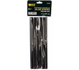 Стержни клеевые черные (11х200 мм; 6 шт.) FIT 14446 