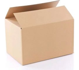 Коробка для хранения и переезда TODA ALMA большая, самосборная, картонная, 60x40x40 см, гофрокороб, объем 96 литров, 10 шт. T 23 BOX60404010 