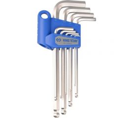 Набор Г-образных шестигранников 1/16""-5/64"", с шаровым окончанием, 9 предметов KING TONY 20129SR 