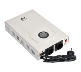 Однофазный стабилизатор напряжения IEK, настенный 2кВА SLIM IVS22-1-002-09 