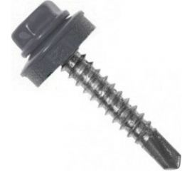 Саморез по металлу Daxmer 4,8x19 RAL 7004 400 шт. 310435 