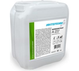 Концентрат универсального низкопенного моющего средства ИНТЕРХИМ Konzentrat A ЗЕЛЕНОЕ ЯБЛОКО 5 л kn01750 