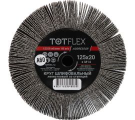 Круг лепестковый радиальный универсальный 125x20 мм, М14, Р60 Totflex 4631163848039 