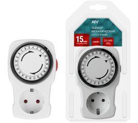 Механический суточный таймер duwi 66987 2 белый 