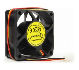 Вентилятор Gembird 60x60x25, втулка, 3 pin, провод 25 см, D6025SM-3 